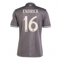 Maglia Calcio Real Madrid Endrick #16 Terza Divisa 2024-25 Manica Corta